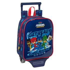 School Rucksack with Wheels PJ Masks Ready 22 x 27 x 10 cm