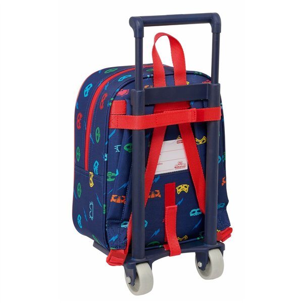 School Rucksack with Wheels PJ Masks Ready 22 x 27 x 10 cm