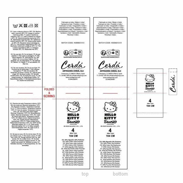 Set of clothes Hello Kitty Pink