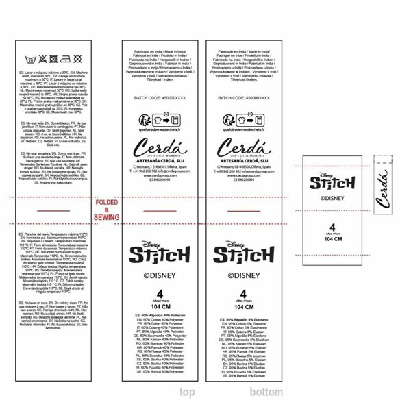 Set of clothes Stitch Beige