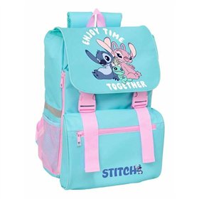 School Bag Stitch Blue 18,5 x 41 x 15 cm