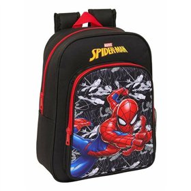 School Bag Spider-Man Black Red 26 x 34 x 11 cm