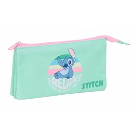 Triple Carry-all Stitch Green 22 x 12 x 3 cm