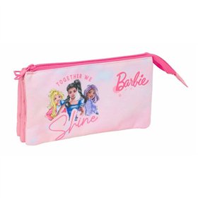 Triple Carry-all Barbie Pink 22 x 12 x 3 cm