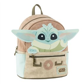 School Bag The Mandalorian Beige