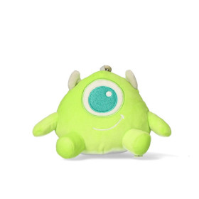 Cuddly Toy Keyring Monsters, Inc. Green