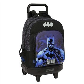 School Rucksack with Wheels Batman 33 x 45 x 22 cm