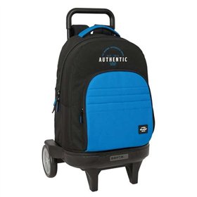 School Rucksack with Wheels BlackFit8 Underground 33 x 45 x 22 cm