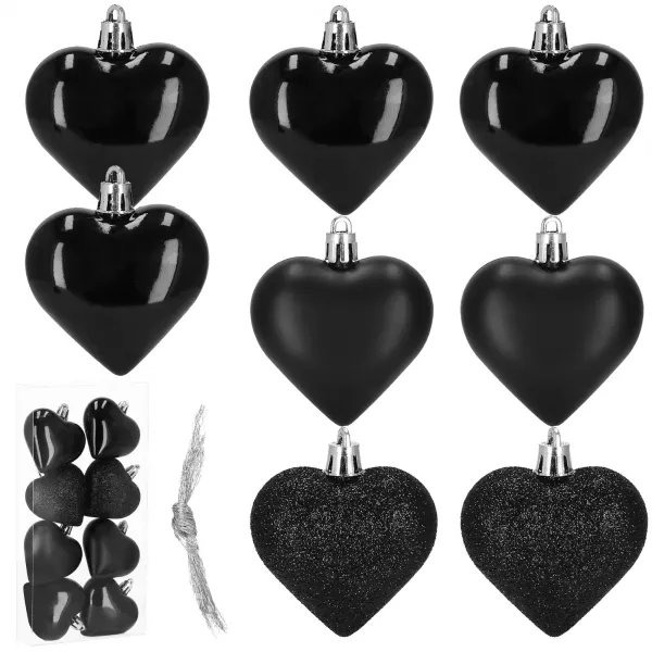 Christmas tree decoration set Springos CA1155, 8 pcs, 7 cm