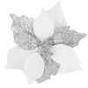 Artificial Bethlehem star Springos CA1235 white-silver