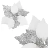 Artificial Bethlehem star Springos CA1235 white-silver