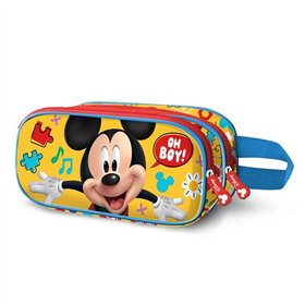 Holdall Mickey Mouse Yellow 10 x 22 x 8 cm