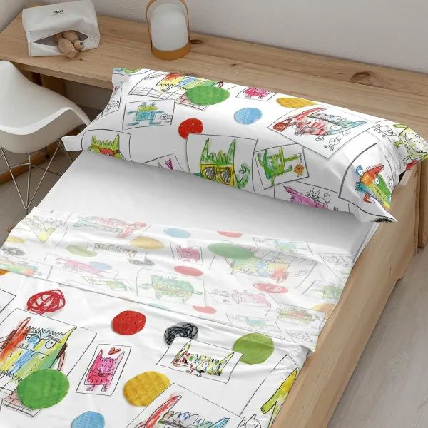 Cot protector Cool Kids Hugo (60 x 60 x 60 + 40 cm)