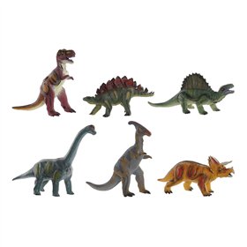 Dinosaur DKD Home Decor 6 Pieces 36 x 12,5 x 27 cm
