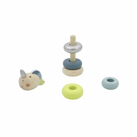 Unicorn DKD Home Decor Wood (6 x 6 x 13.5 cm) (2 pcs)