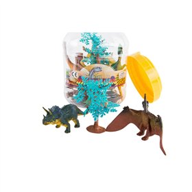 Animal figures DKD Home Decor PVC Aluminium (2 Units)