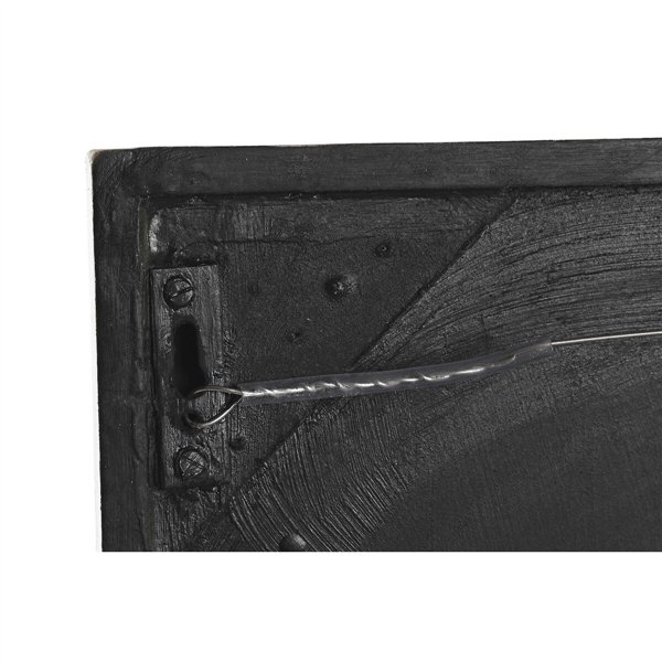 Wall Decoration DKD Home Decor White Black 60 x 6 x 60 cm (2 Units)