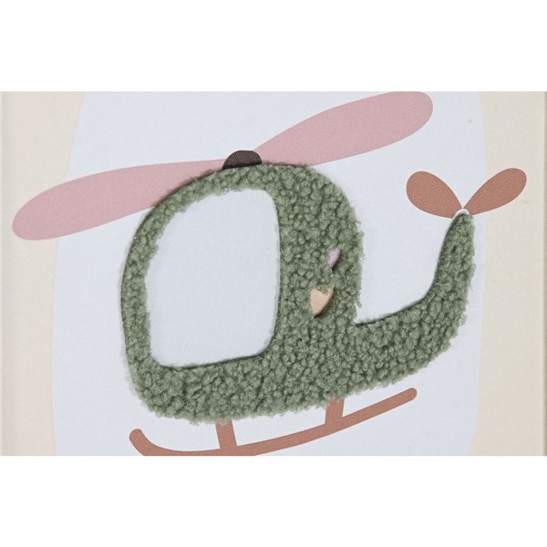 Painting Home ESPRIT Yellow Blue Canvas 30 x 1,8 x 40 cm (4 Units)