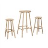 Table set with 2 chairs Home ESPRIT Bamboo 50 x 50 x 105 cm
