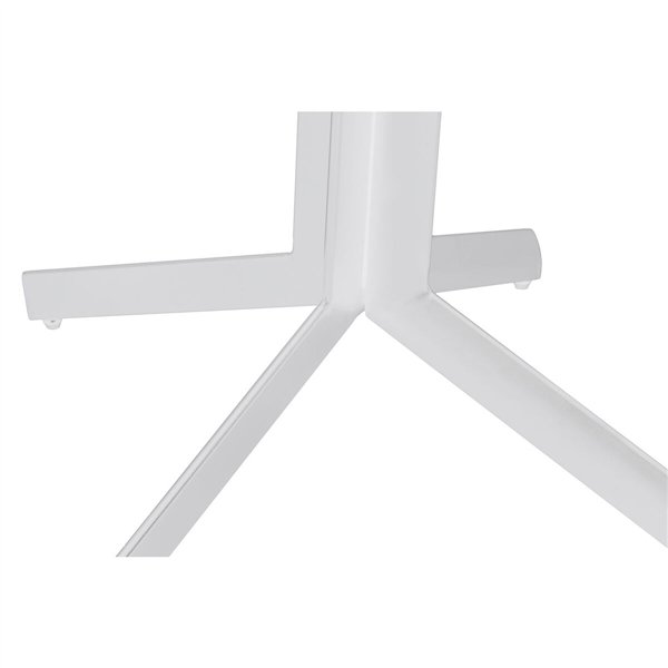 Table set with 2 chairs Home ESPRIT White Metal polypropylene 60 x 60 x 102 cm