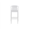 Table set with 2 chairs Home ESPRIT White Metal polypropylene 60 x 60 x 102 cm