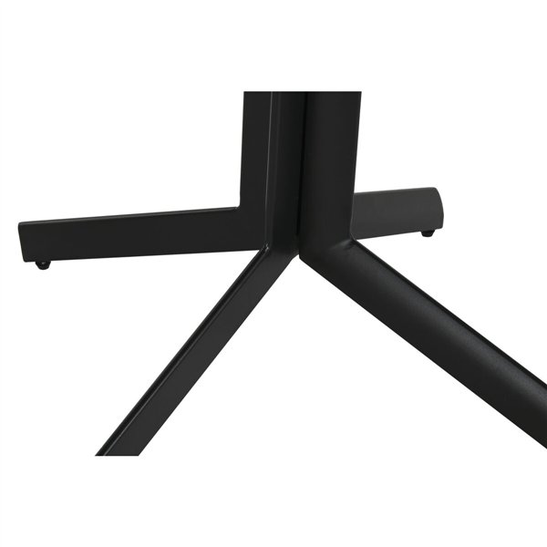 Table set with 2 chairs Home ESPRIT Black Metal polypropylene 60 x 60 x 102 cm