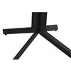 Table set with 2 chairs Home ESPRIT Black Metal polypropylene 60 x 60 x 102 cm