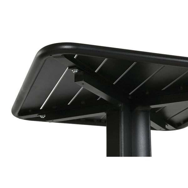 Table set with 2 chairs Home ESPRIT Black Metal polypropylene 60 x 60 x 102 cm