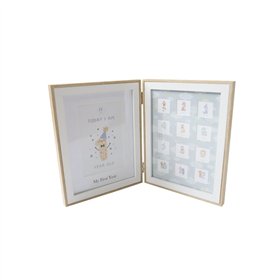 Photo frame Home ESPRIT Crystal MDF Wood 36 x 3 x 23 cm (2 Units)
