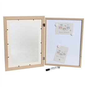 Painting Home ESPRIT White Natural 34 x 3 x 44 cm