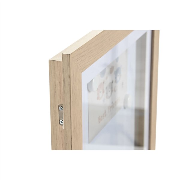 Painting Home ESPRIT White Natural 34 x 3 x 44 cm