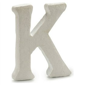 Letter K Pincello 1 x 15 x 13,5 cm polystyrene