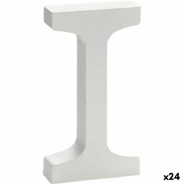 Wall Decoration Pincello 2 x 16 x 14,5 cm Letter I (24 Units)