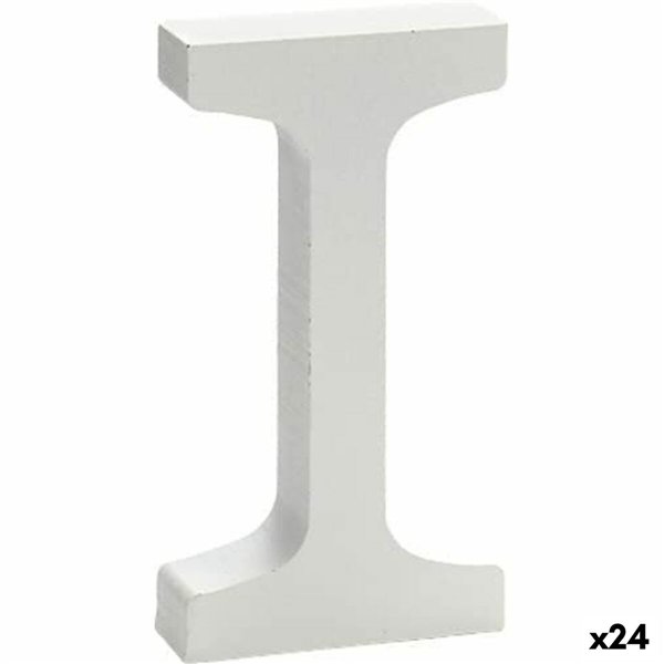 Wall Decoration Pincello 2 x 16 x 14,5 cm Letter I (24 Units)