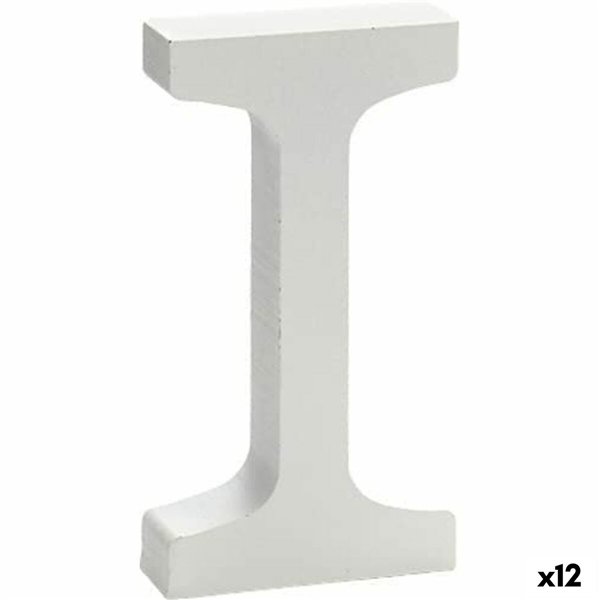Wall Decoration Pincello 1,8 x 21 x 17 cm Letter I (12 Units)