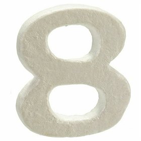 Number Pincello AR1607070 Number 8 polystyrene (12 Units)