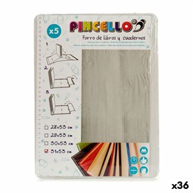 Adhesive Book Cover Pincello Transparent 1 x 31 x 53 cm (36 Units)