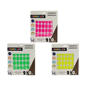 Adhesive labels Pincello 17 x 4 x 19 cm 17 x 24 mm Oval (12 Units)