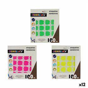 Adhesive labels Pincello 17 x 4 x 19 cm 22 x 49 mm Apple (12 Units)