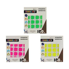 Adhesive labels Pincello 17 x 4 x 19 cm 22 x 49 mm Apple (12 Units)