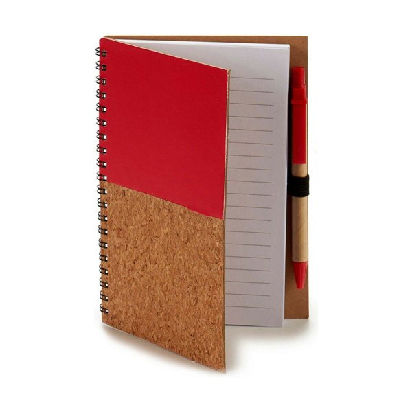 Spiral Notebook with Pen Pincello 19 x 8 x 32 cm 12,5 x 18 cm Wood (12 Units)
