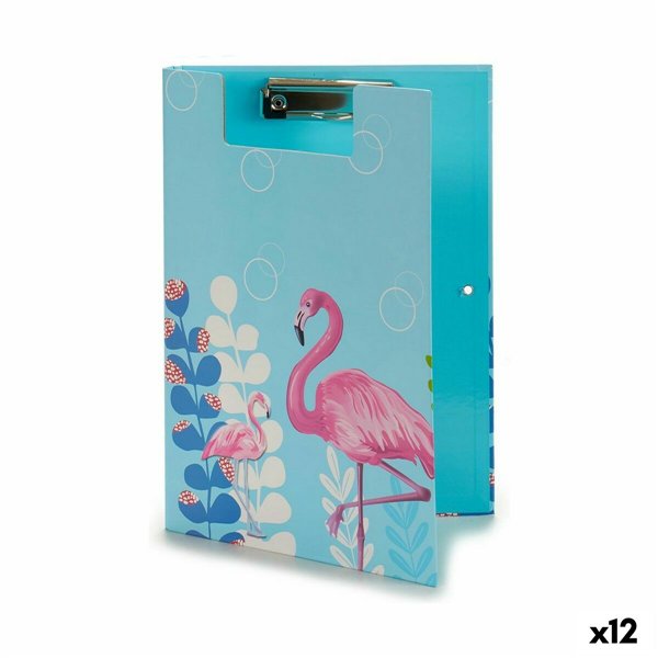 Folder Pincello A4 Clip Pink flamingo (12 Units)