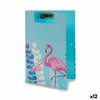 Folder Pincello A4 Clip Pink flamingo (12 Units)