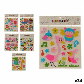 Stickers Pincello Multicolour 32 x 1 x 38 cm (24 Units)
