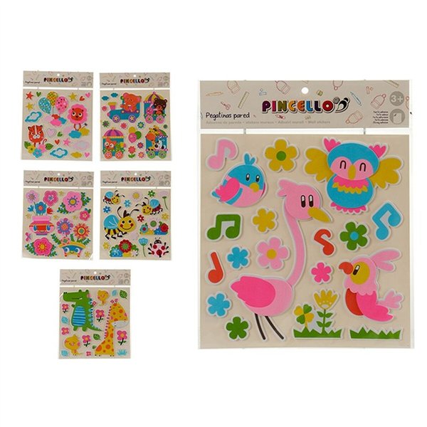 Stickers Pincello Multicolour 32 x 1 x 38 cm (24 Units)
