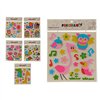 Stickers Pincello Multicolour 32 x 1 x 38 cm (24 Units)