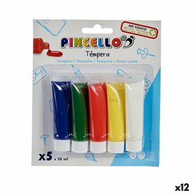Tempera Pincello Multicolour 30 ml (12 Units)