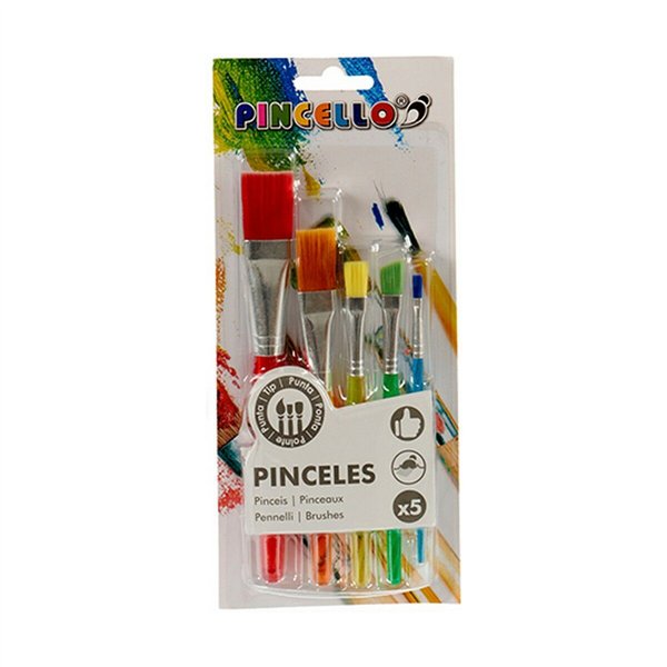 Paintbrushes Pincello Multicolour Set (12 Units)