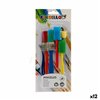 Paintbrushes Pincello Multicolour Set Sponge (12 Units)
