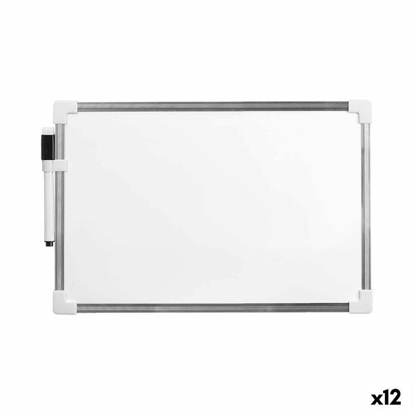 Magnetic Board with Marker Pincello White Aluminium